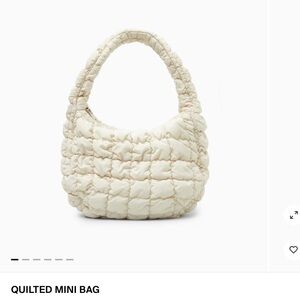 COS Quilted Mini Bag - Off-White